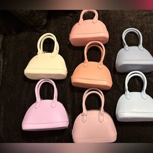 Women’s Mini Dome Handbag in Pastel Colors